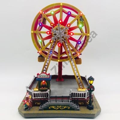 Animated Lighted Ferris Wheel