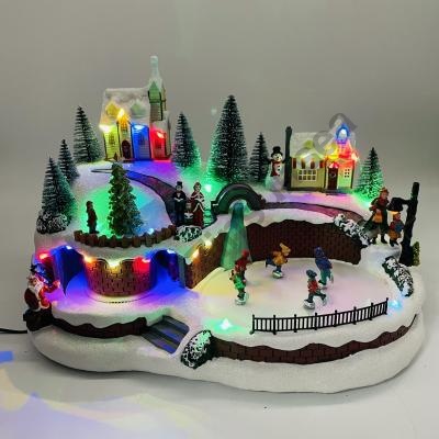 LED Christmas Animated Village