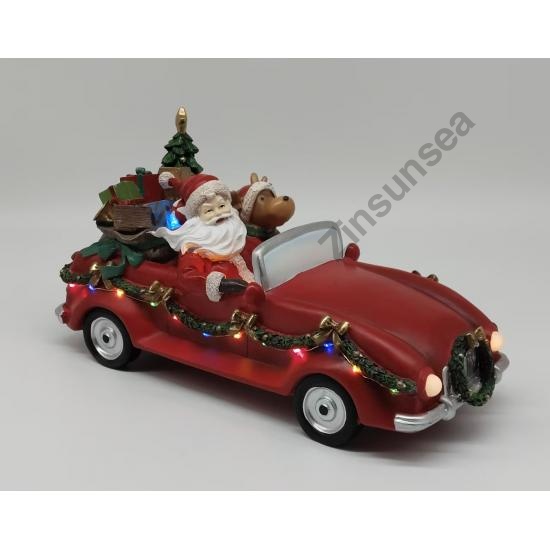 Animated Santa's Car