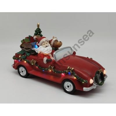 Animated Santa's Car